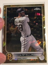 2022 Topps Chrome Sapphire Gold Parallel /50 Jacob Stallings Pirates 286