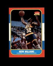 1986-87 Fleer #125 Herb Williams MINT RC Rookie Pacers Break 5