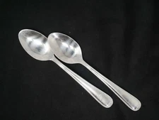 Vintage Cuisinart Stainless Teaspoon set of 2. 6" Long