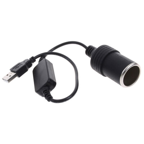 5V 2A usb port to 12v 8w car cigarette lighter socket adapters converter for :IL