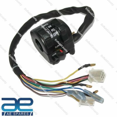 Für Yamaha RX100 RX135 Griff Daumen Hupe Lichtschalter Links DT125 DT175
