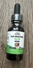 Ear Treatment Drops for Dogs Anti-Inflammatory Licorice Root Echinacea ACV 1 oz