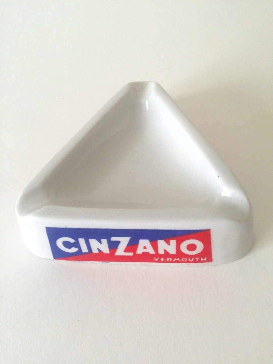 VINTAGE MID CENTURY RARE CINZANO CERAMIC FRENCH ITALIAN BISTRO