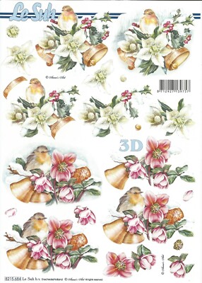   3D-Bogen - Christrose & Glocke - 8215.684 - LeSuh - Schneidebogen - 3d-bogen