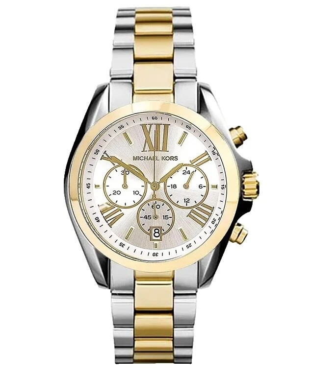 Michael Kors Bradshaw Stainless Steel Band Wristwatches with Chronograph