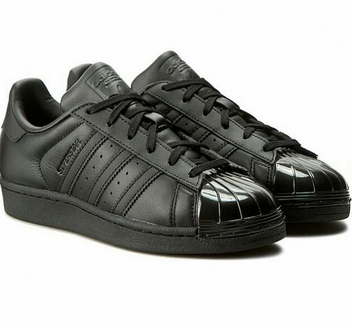 ADIDAS Superstar Glossy Toe bb0684 vera pelle nero | eBay