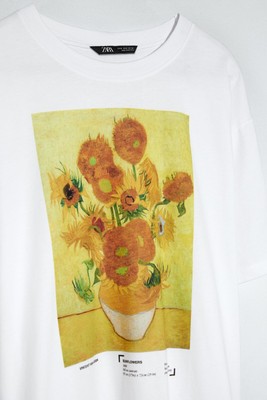 van gogh t shirt zara