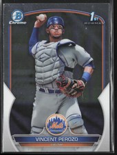 2023 Bowman Vincent Perozo BCP-102 1st Chrome | New York Mets