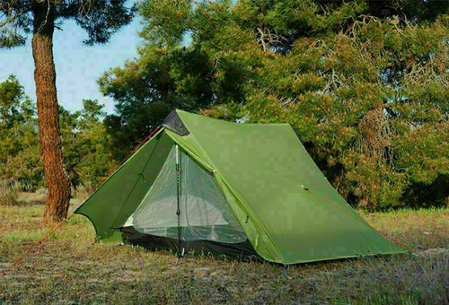 3F UL GEAR LanShan Waterproof 1/2 Pers. Ultralight Camping Tent Backpack Outdoor - Foto 21 di 39