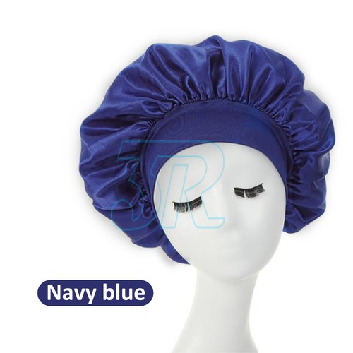Sleeping Bonnet Hair Wrap Silk Satin Cap Women Elastic Night Soft Cap Headwear - Picture 11 of 22