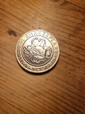 RARE Mint error £2 POUND COIN WILLIAM SHAKESPEARE COMEDIES JESTER 2016