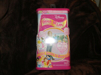 Disney Princess Stick N Lift Create a Scene Removable Wall Stickers NEW