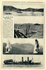 Italienische Flotte speert Dardanellen und beschie&szlig;t t&uuml;rkische St&auml;dte von 1912