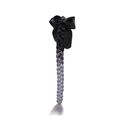 Motorcycle Helmet Decoration Braid Bow Wig for Helmets Ponytail with Sucker Bow - Afbeelding 21 van 23