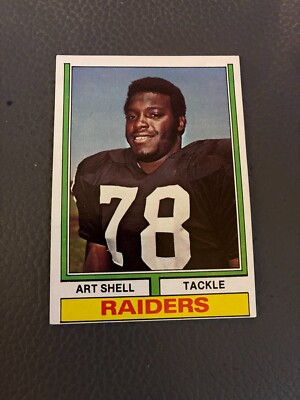 1974 Topps #272 Art Shell - Oakland Raiders (K)
