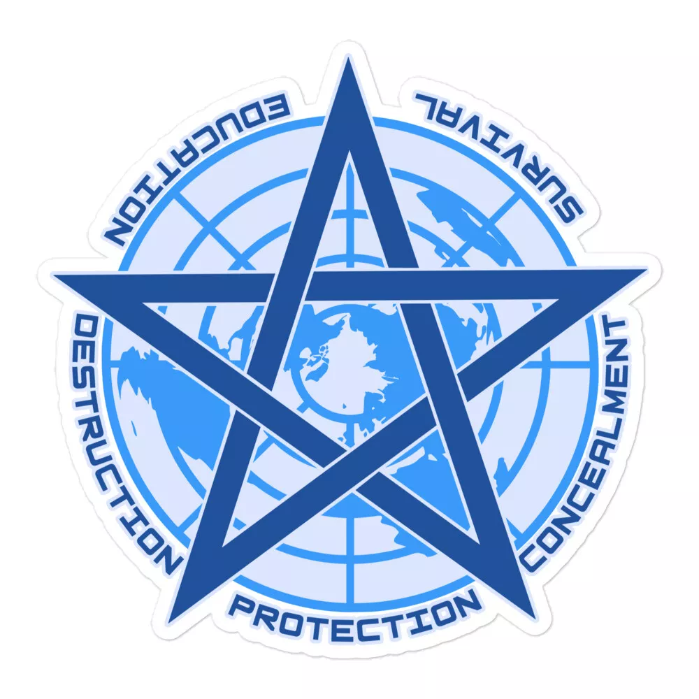 New Sticker Global Occult Coalition GOC SCP Foundation Fantasy