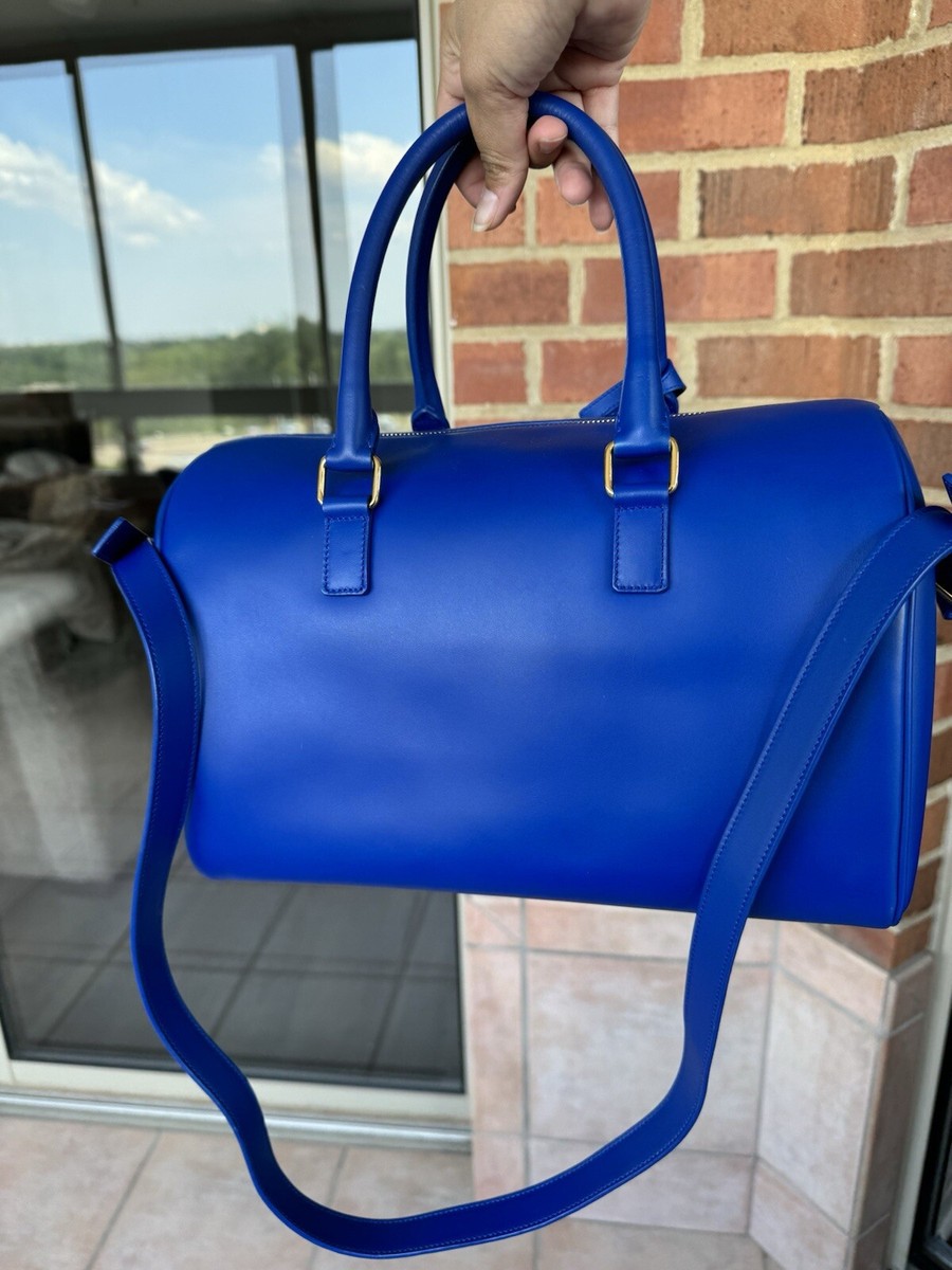 SAINT LAURENT YSL ナイロン ボストンバッグ 大容量 ブルー YSL Saint Laurent cobalt blue speedy | eBay