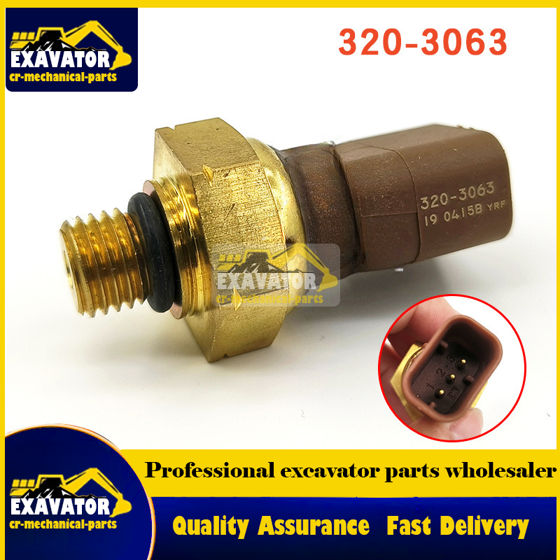 Fuel Pressure Sensor 320-3063 Fit for Caterpillar CAT E320D2