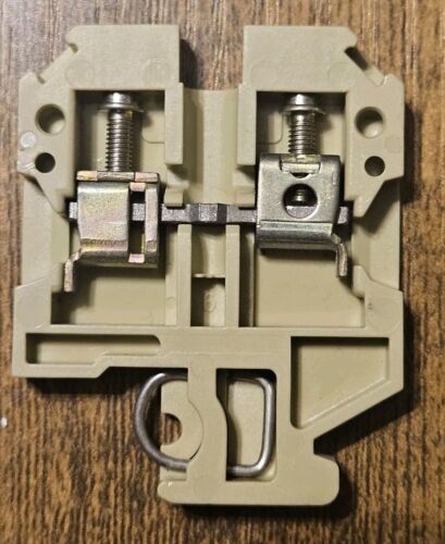 6 Pcs Weidmuller SAK 4 KRG Terminal Block 0128320000 800V 4MM - Picture 2 of 3