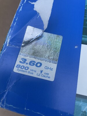 NEW SEALED 2006 INTEL XEON 64-BIT CPU 3.60 GHZ DUAL 604-PIN MICRO