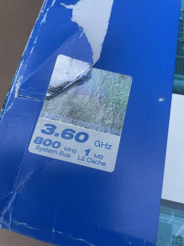 NEW SEALED 2006 INTEL XEON 64-BIT CPU 3.60 GHZ DUAL 604-PIN MICRO-PGA SL7PH - Picture 2 of 10