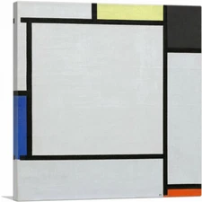 ARTCANVAS Tableau 2 1922 Canvas Art Print by Piet Mondrian