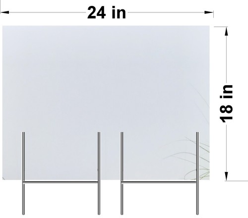 10 Pack Blank Signs (White) 18' 'x 24'' With 20 H-stakes 12'' Write Your Message - Picture 3 of 15