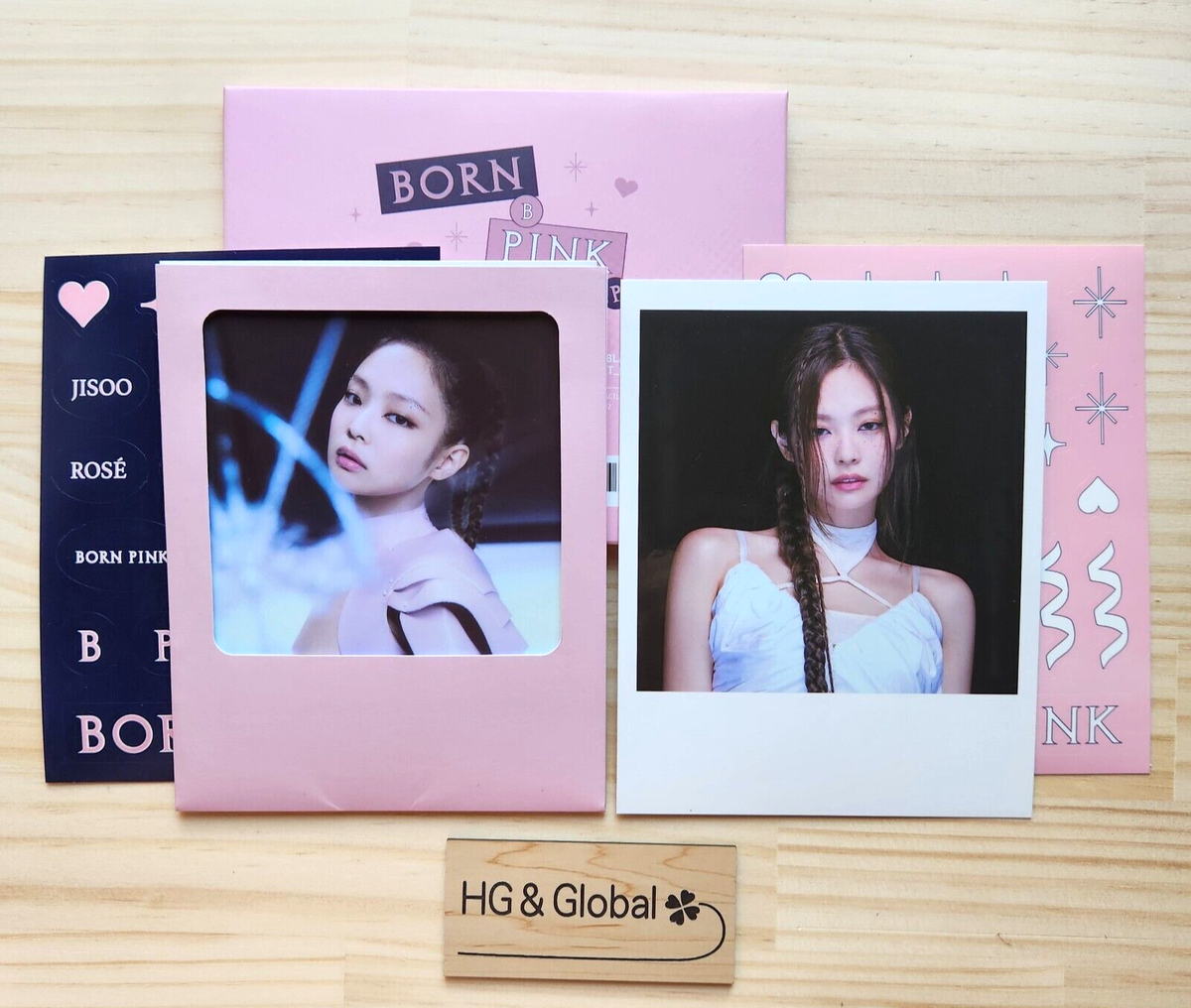Blackpink Official JENNIE [BORNPINK] BLACKPINK POLAROID PHOTO +