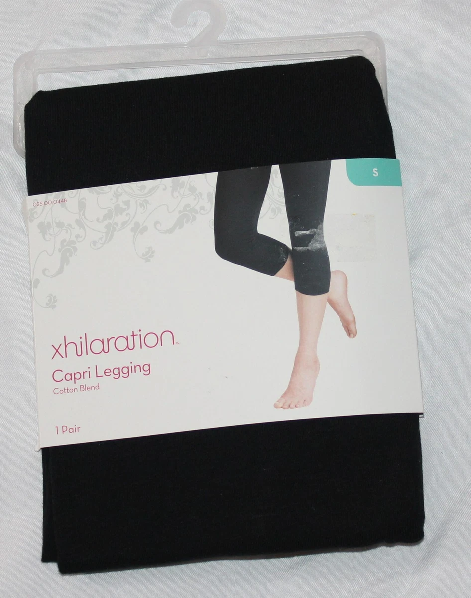 Xhilaration Women's Cotton Capri Leggings Black L – Biggybargains