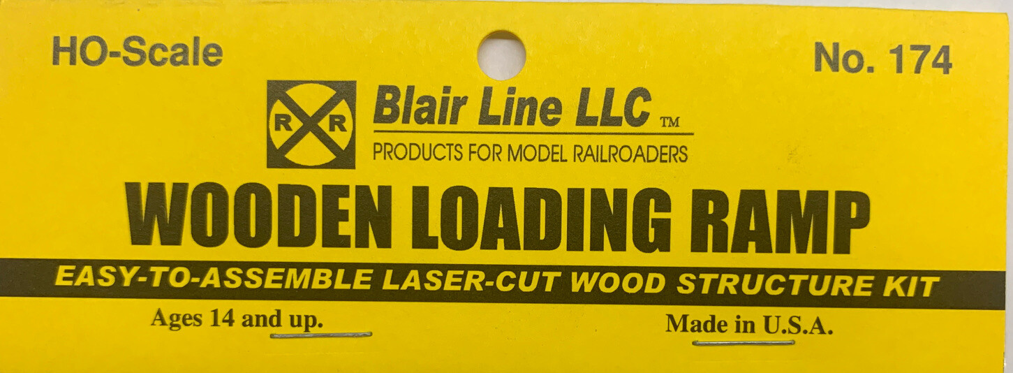 Blair Line 174 HO Laser-cut Wooden Loading Ramp Kit for sale online | eBay