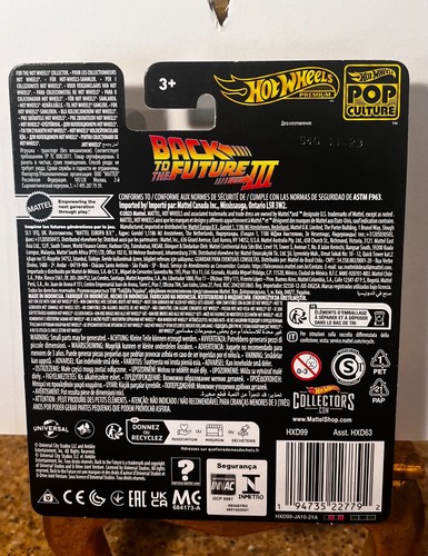HOT WHEELS PREMIUM CULTURA POP REGRESO AL FUTURO III MÁQUINA DEL TIEMPO AÑOS 50 VERSIÓN H - Imagen 2 de 2