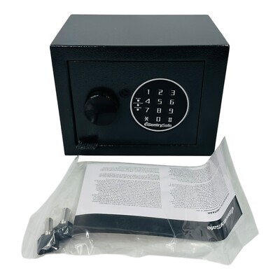 SentrySafe Small Digital Safe Keypad & Key 0.14 cu ft 9.1 Wx6.7 Dx6.7 H - X014E