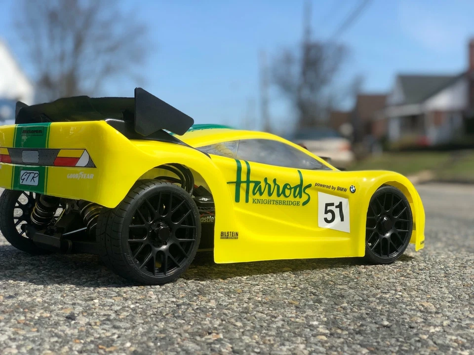 0122 McLaren 2 1/8 Scale RC Car GT 325mm body Hobao  Slash Delta Plastik - Image 4 of 4