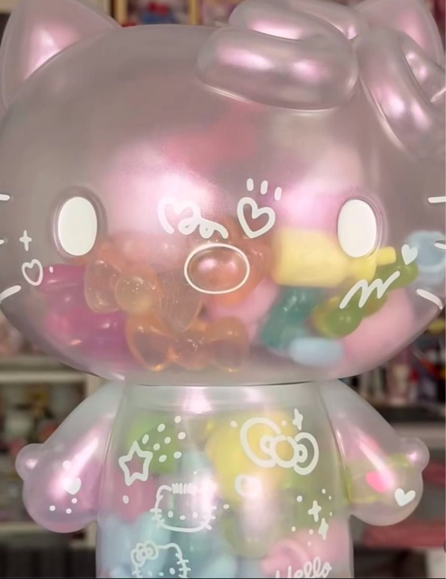POPMART Hello Kitty 50th Anniversary Big Size H280mm Transparent