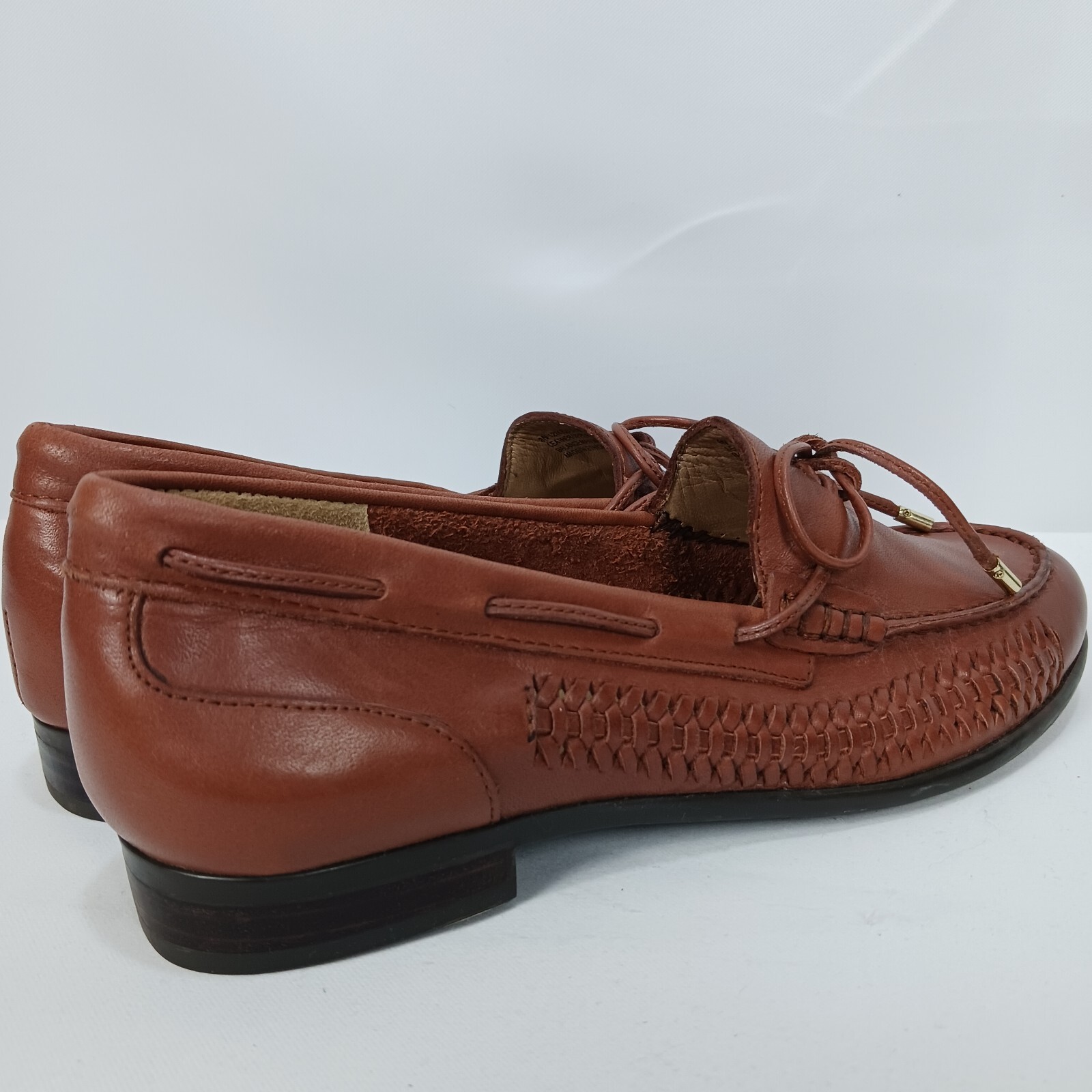 Array Phoenix Brown Leather Braided Side Open Nes… - image 3