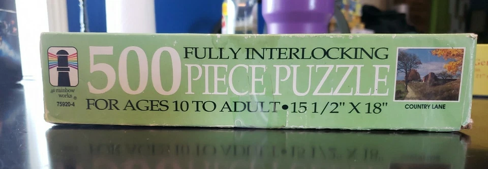 Quebra-cabeça Rainbow Works Country Lane 500 peças  - Imagem 2 de 2