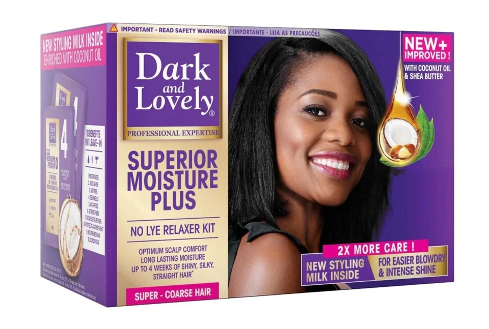Dark and Lovely No-Lye Hair Relaxer Kit Super FREE UK POSTAGE !!!!