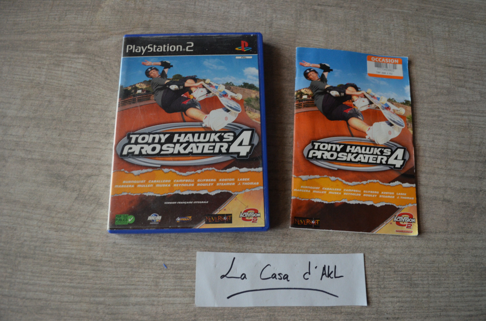 Tony Hawk's Pro Skater 4 complet sur Playstation 2 PS2 - FR