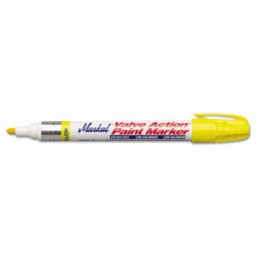 Markal 96821 Valve Action Yellow Paint Marker, Pack of (1)
