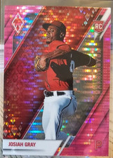 2022 Panini Chronicles Phoenix Pink Pulsar Josiah Gray RC #5 Nationals