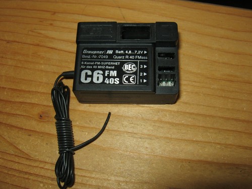 Empfänger Graupner C 6 FM 40 Mhz