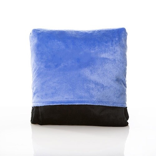 Star War Blue and Black Pillow Blanket, embroidered as shown - Picture 3 of 6