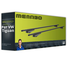 Barre portatutto alluminio adatto per VW Tiguan Tipo AD1 Menabo Tiger completo
