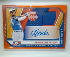  2021 Elite Extra Edition Rookie Auto Patch Eduarlin Tejeda #149