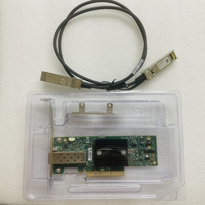 MELLANOX MNPA19-XTR 10GB CONNECTX-2 PCIe X8 SFP+ NETWORK CARD w/ SFP CABLE US
