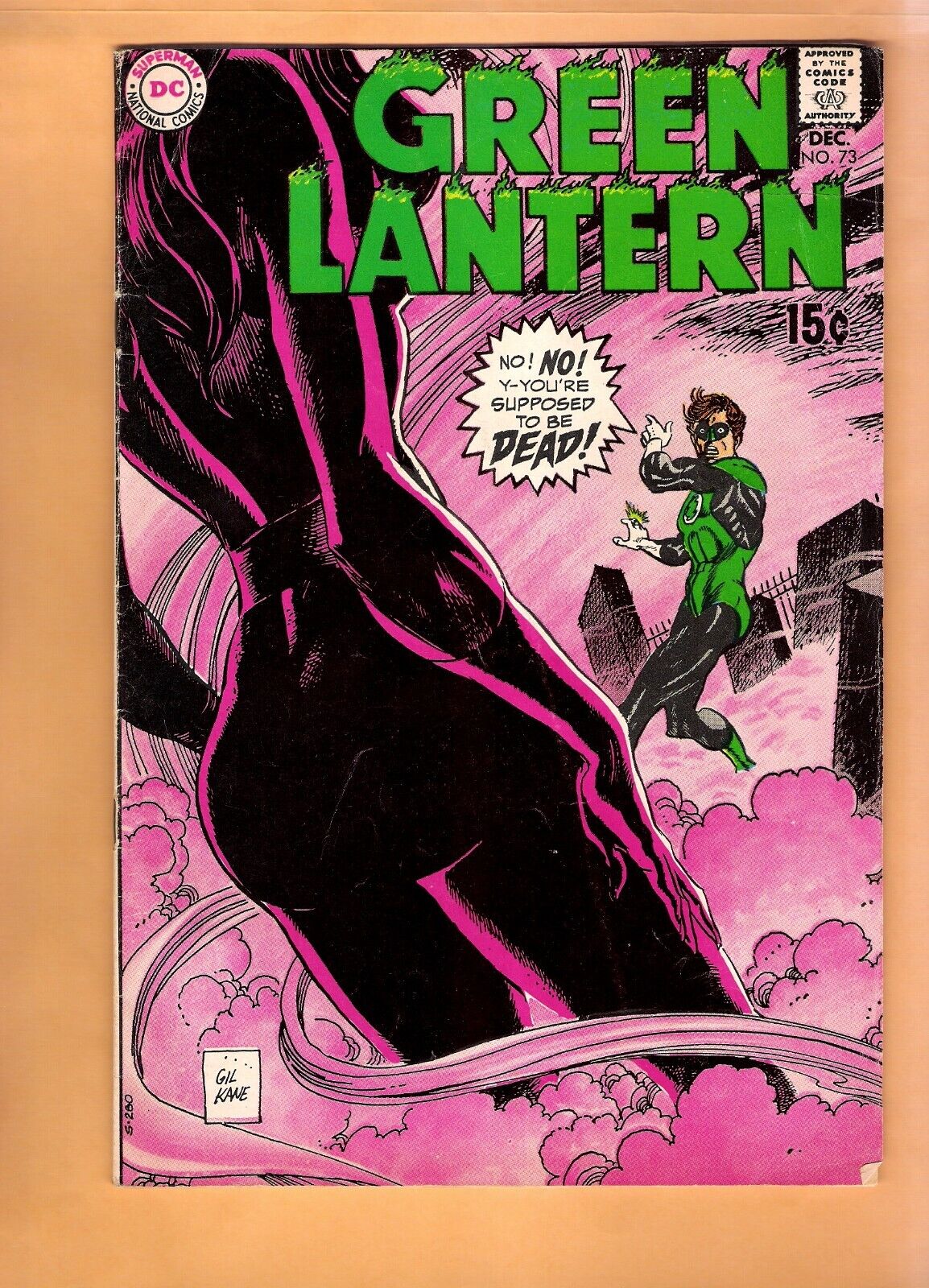 GREEN LANTERN #73 vintage DC comic book 1969 FINE Star Sapphire cake cover ;)