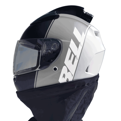 Bell Qualifier Top Air UTV-SXS Helmet Medium Black/Gray/White Wired for Radio