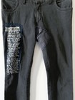 ⭕ 80s Vintage Modzart London skinny Punk pants : crust biker jacket leather 90s — photo 3
