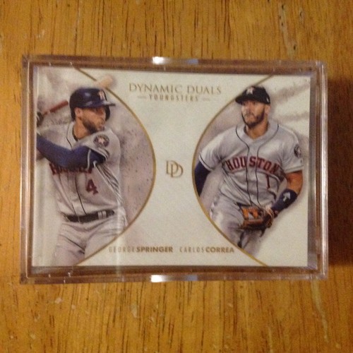 George Springer Carlos Correa Astros DYNAMIC DUALS 2018 TOPPS ON-DEMAND  - Picture 1 of 1