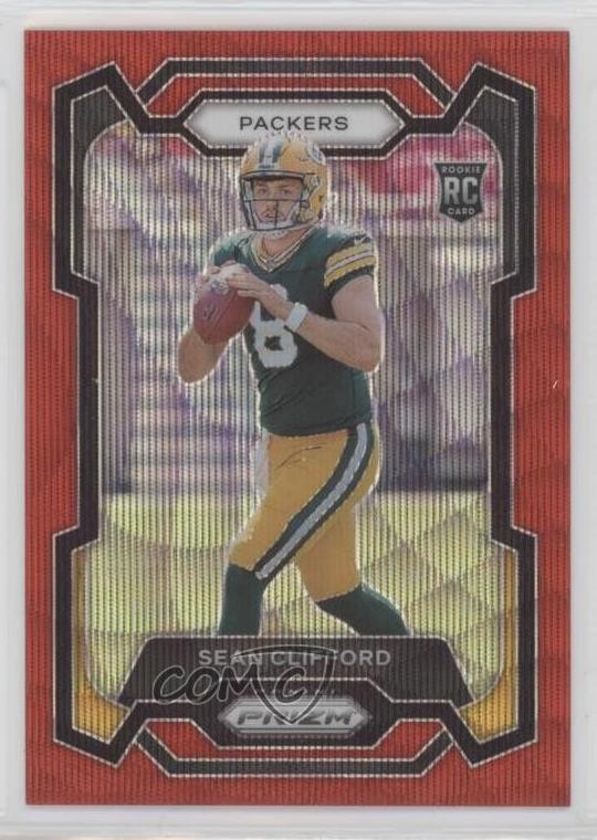 2023 Panini Prizm Rookies Red Wave 22/149 Sean Clifford #338 Rookie RC 0us8